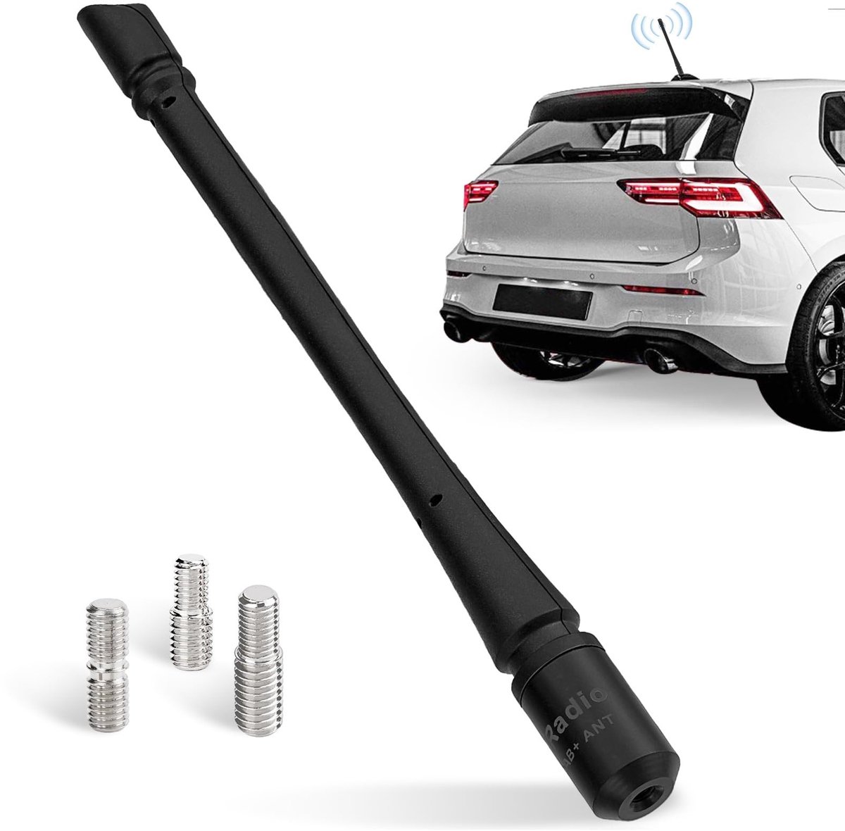 Auto Antenne - 24 cm - Universeel voor FM/AM/DAB