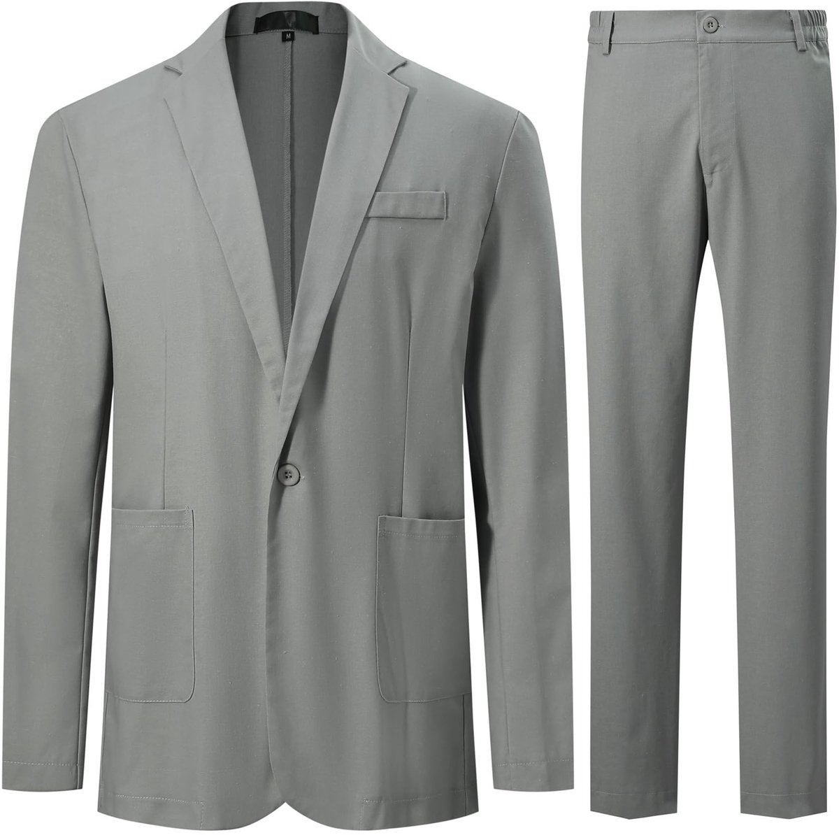 Heren 2-delig Kostuum - Blazer en Broek - Grijs