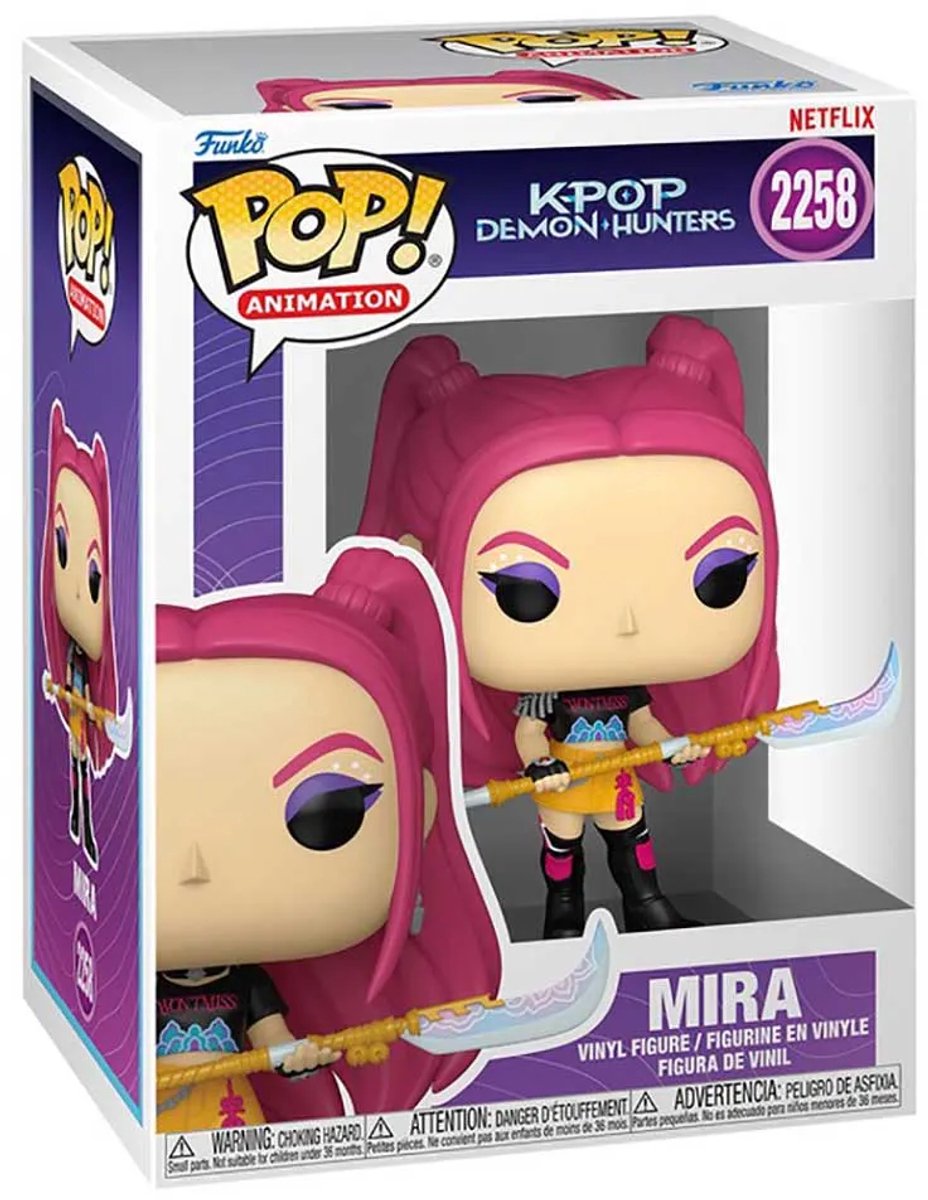 KPop Demon Hunters Mira (Pop! Animation) vinylfiguur 2258 Unisex Funko Pop! - Neutraal - Standard — cadeau in Spellen & Speelgoed - foto 2