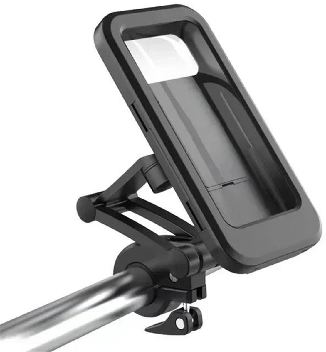 Motornavigatiehouder voor smartphones 4,7"-6,8" - ABS en TPU