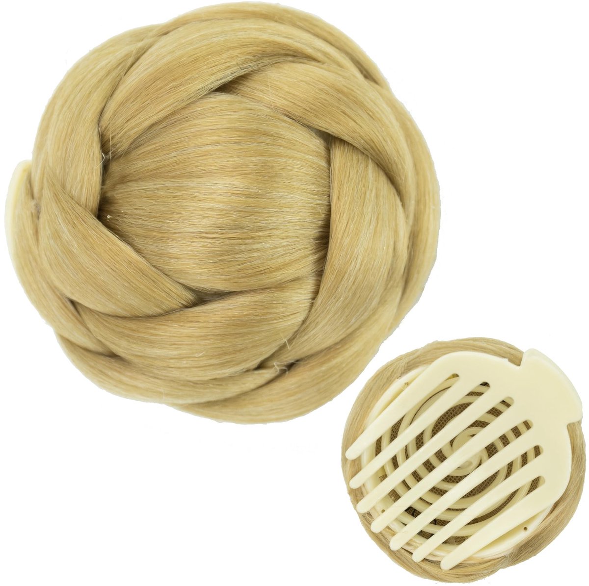 Haar Donut Scrunchie - Klevende Bun Updo - M1 Axis Blonde