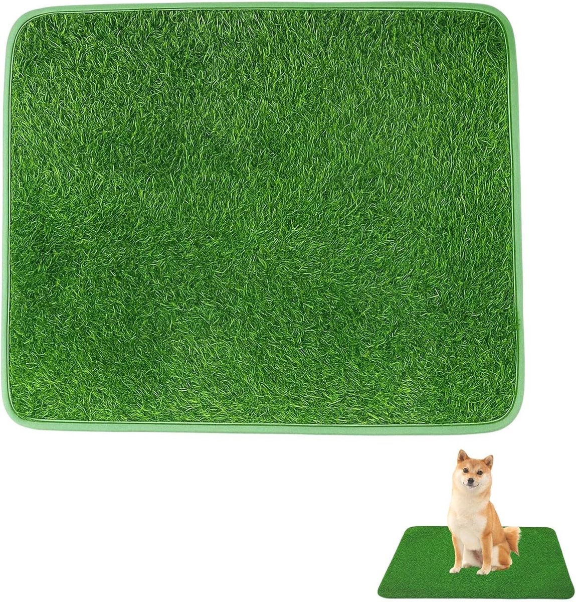 Kunstgras Training Mat voor Honden - Herbruikbare Pee Pads voor Puppy Toilet op Balkon en Thuis - Ideaal voor Kleine Honden