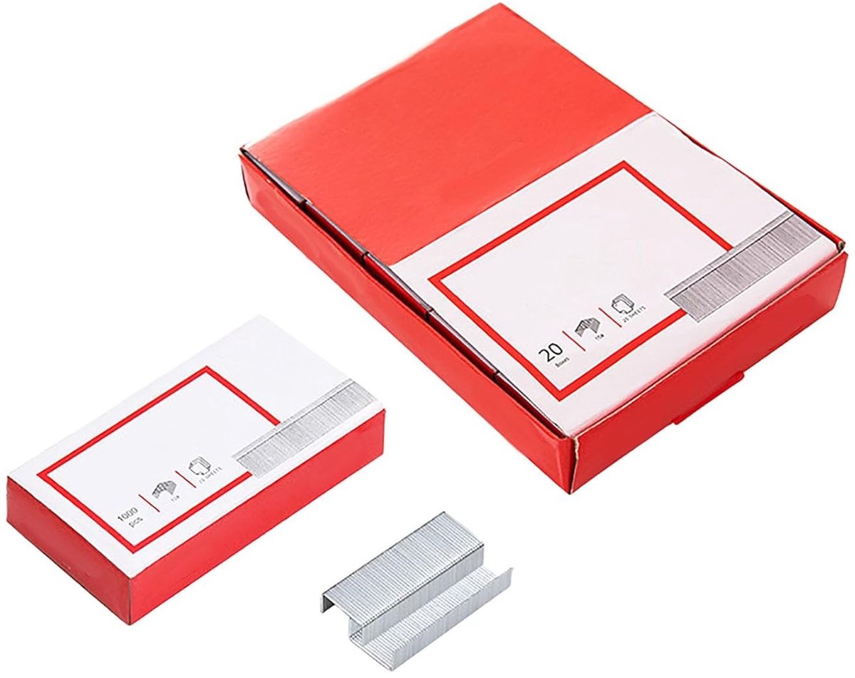 1000 Mini Krammen voor Snelle Kramen, Ideaal voor Kantoor en Thuisgebruik, Compacte Krammen 1 x 0.4 x 0.2in