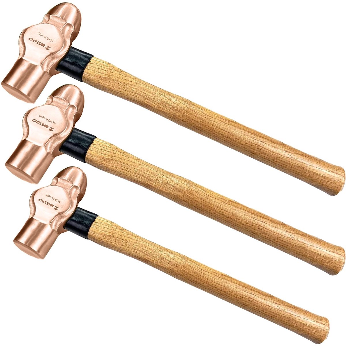 Ball Pein Hammer Set - 3 stuks Beryllium Koper