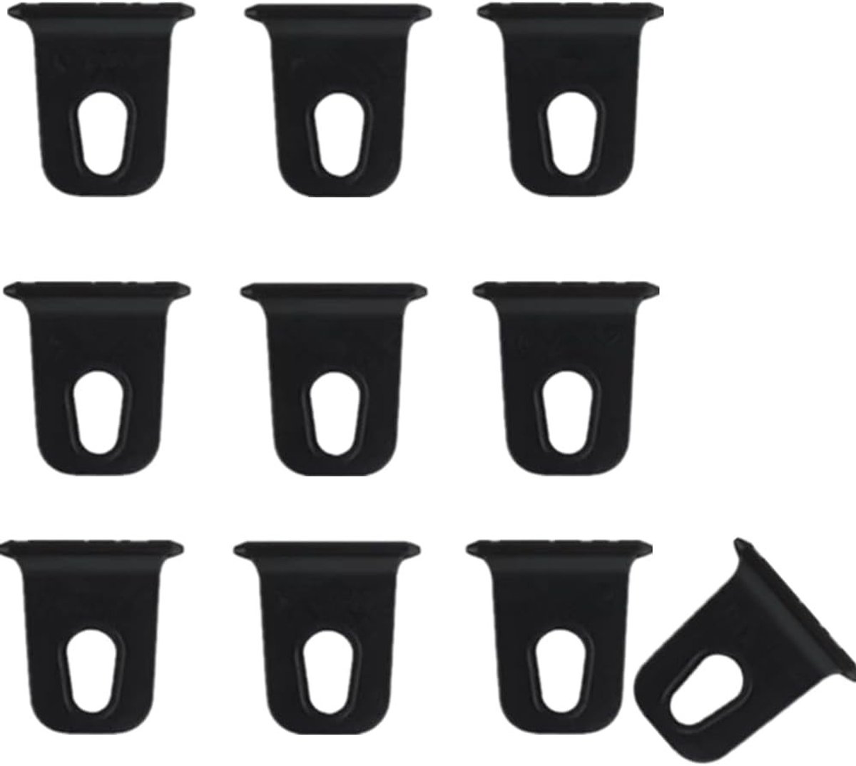 Verbindingsbuizen voor Tent en Luifel, Set van 10 Stuks, Ideaal voor Kamperen en Buitenactiviteiten, Zwart