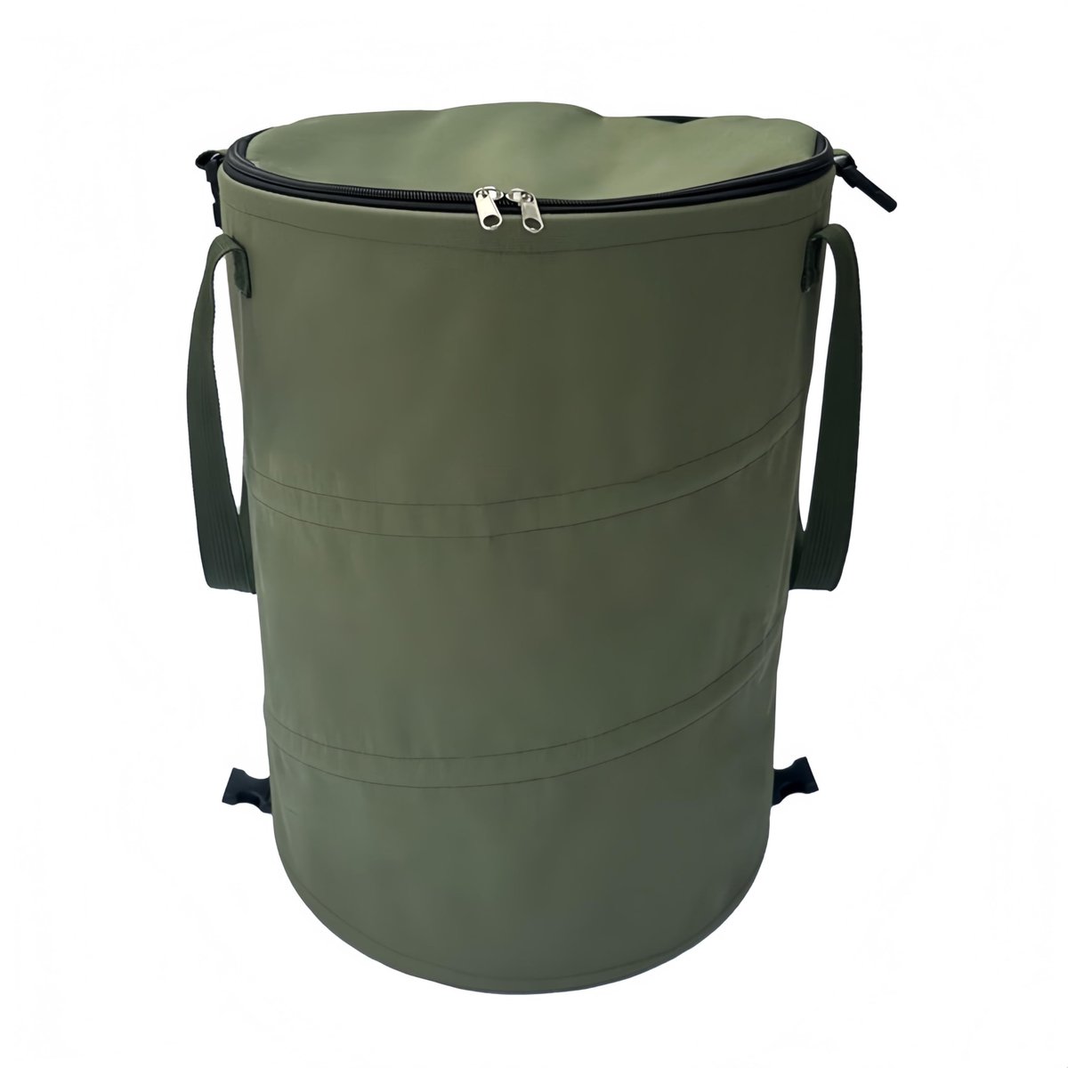 Opvouwbare Vuilnisemmer - Outdoor Afvalbak - Legergroen - 45x55 cm
