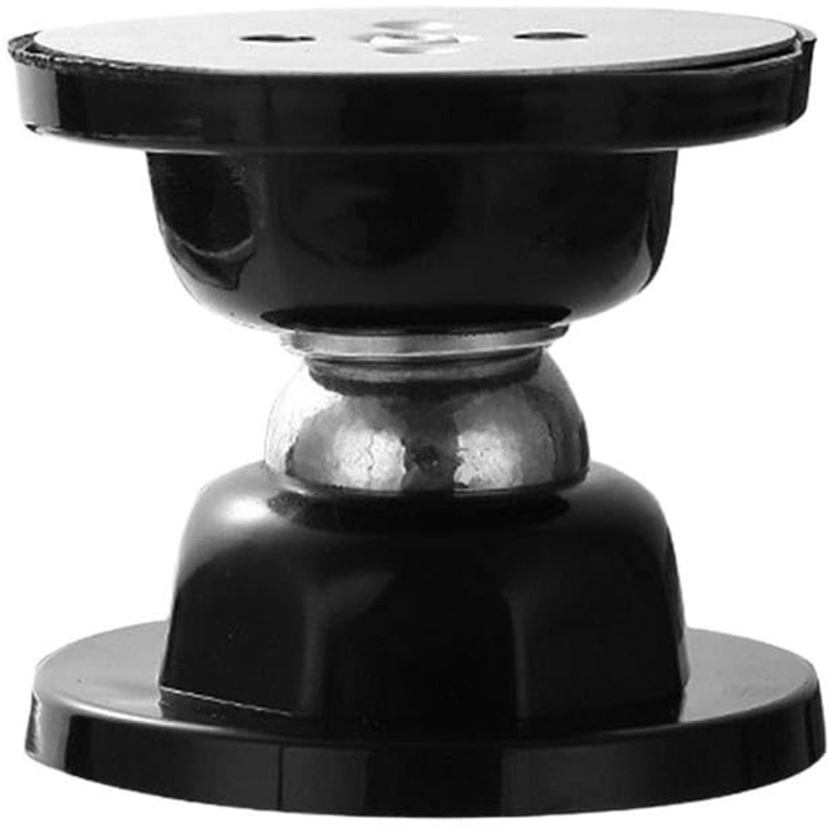 Magnetische deurstopper - Anti-botsing zwart