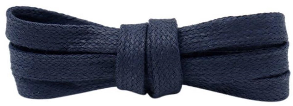 Waxed Katoenen Veters - 100-140CM - Donkerblauw