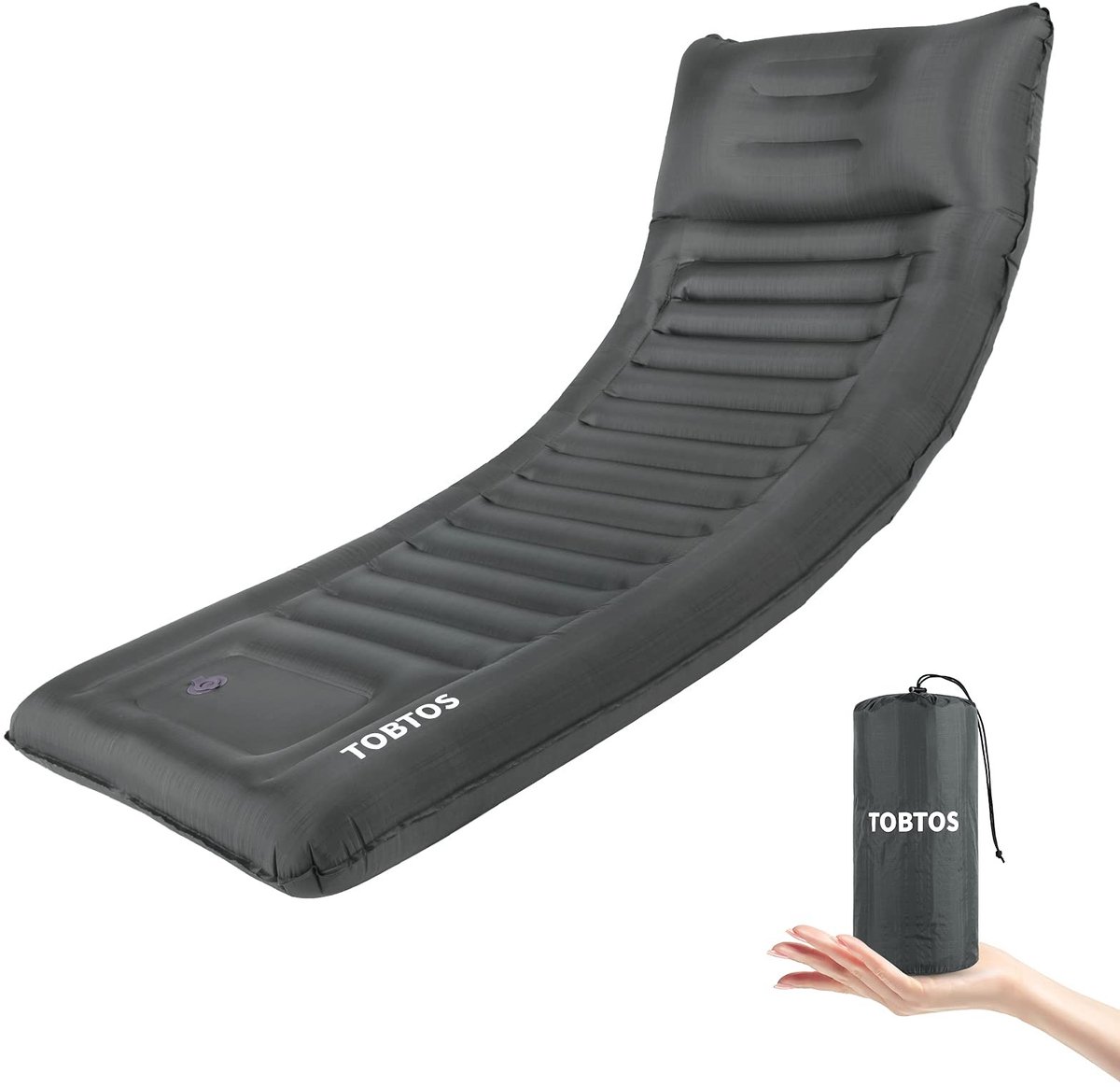 Zelfopblazend Camping Kussen - 15.5cm Dikte