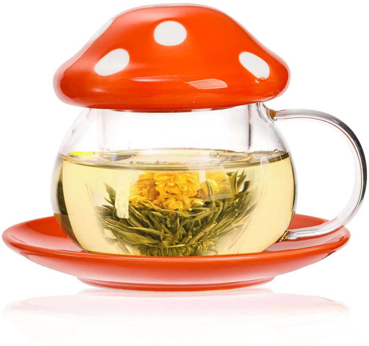 Kawaii Theekop met Infuser - Glazen Koffiemok - 11oz