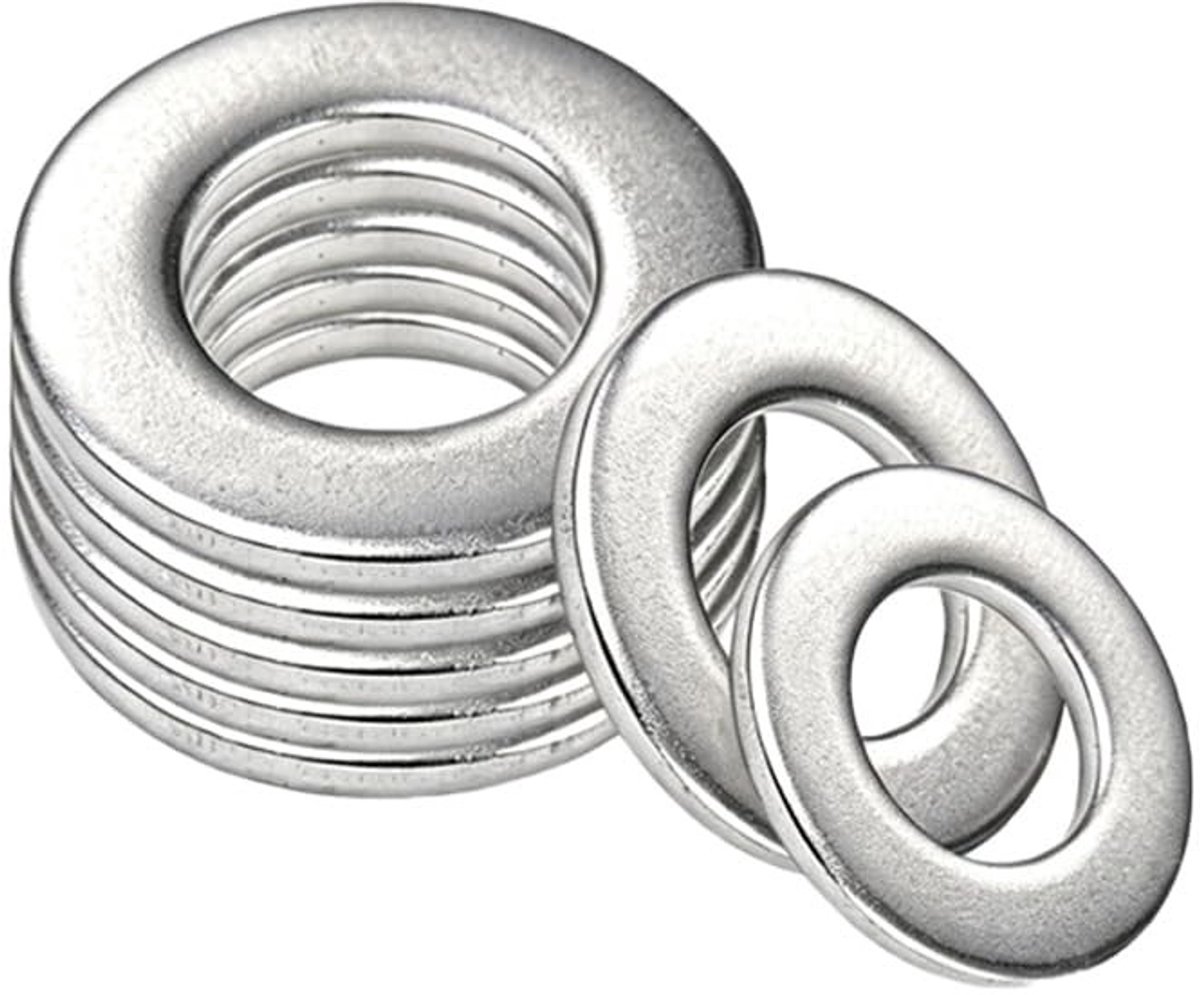 120 Stuks Afstandsschijven - Dunne Metaalringen 16x0.5mm