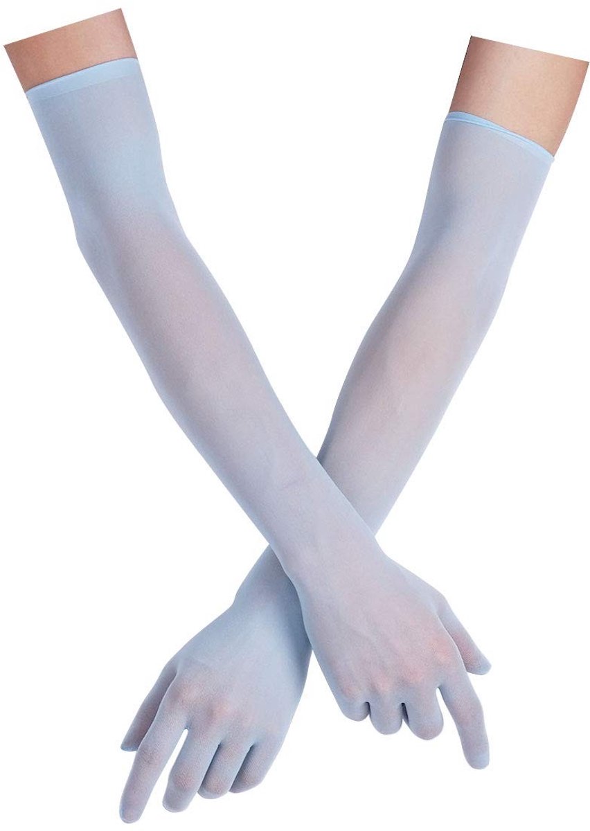 Transparante Mesh Lange Handwarmers - Multicolor