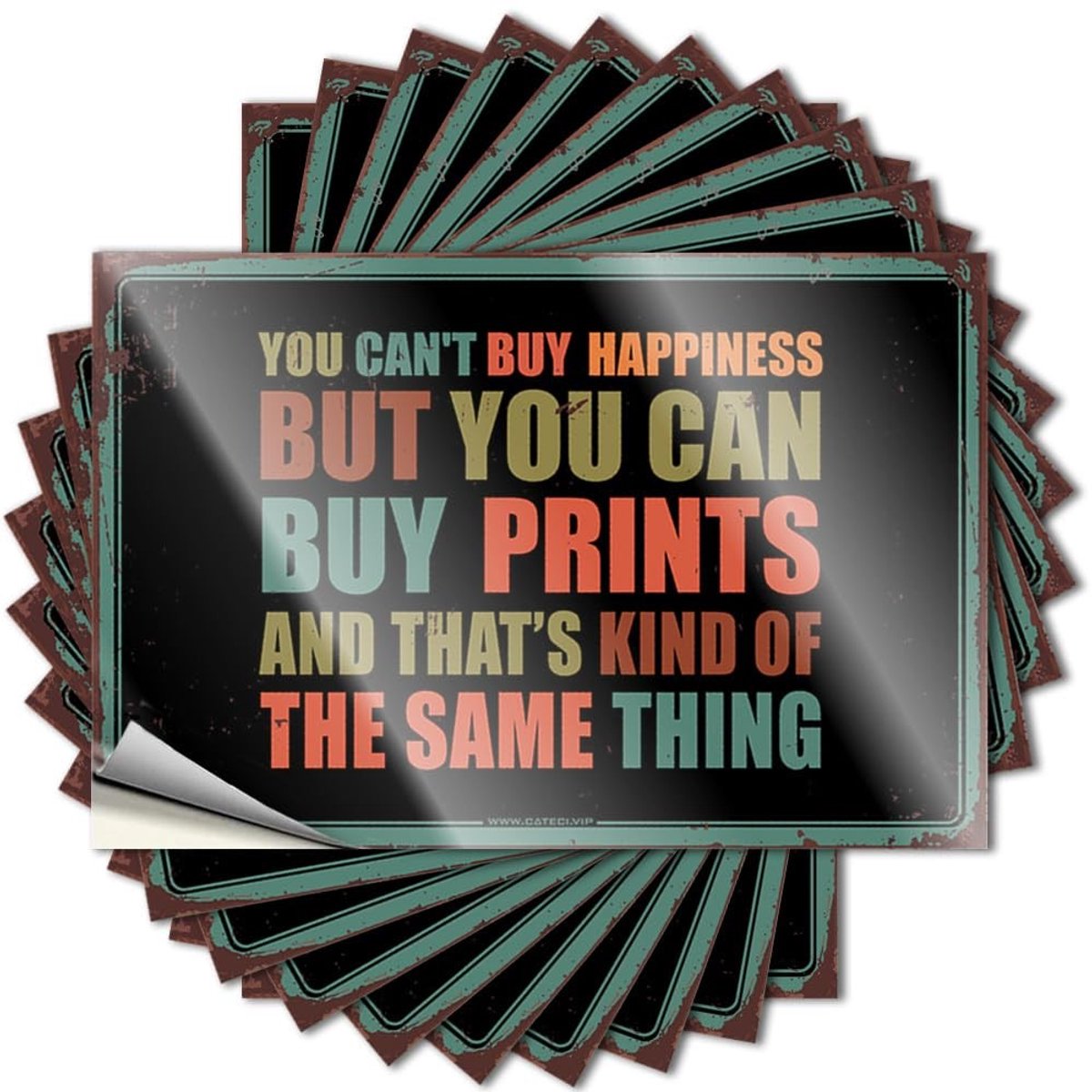 Krasbestendige Decals voor Telefoon - Badass Matte Print