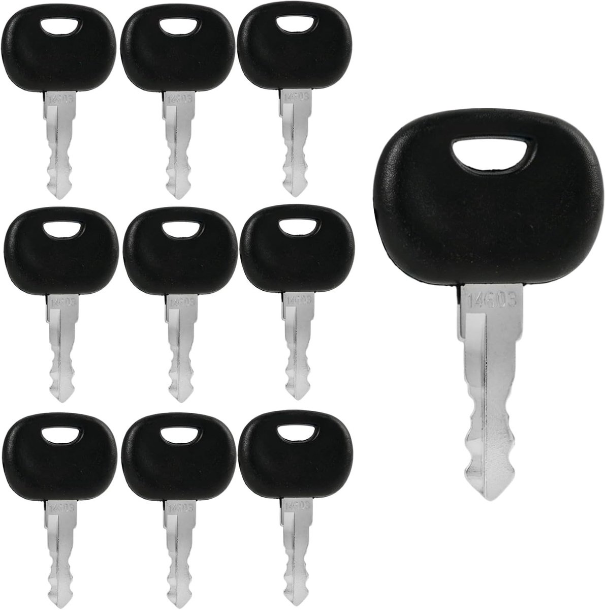 10 stuks universele sleutels voor bouwmachines en tractoren, praktische vervangingen voor heftrucks en apparatuur
