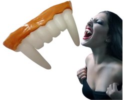 Vampier gebit kinderen - Nep tanden - Vampire fangs - Horror – Halloween vampier tanden - Wit - LOUZIR
