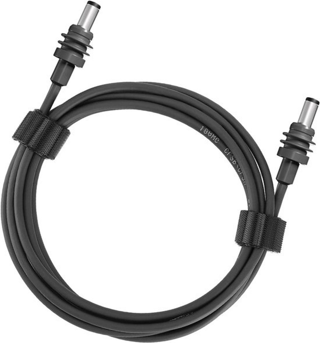 DC Voedingskabel - Gelijkstroom Verlengsnoer - Apparatuur Voeden - IP68 Waterbestendig - 2 Meter - Zwart