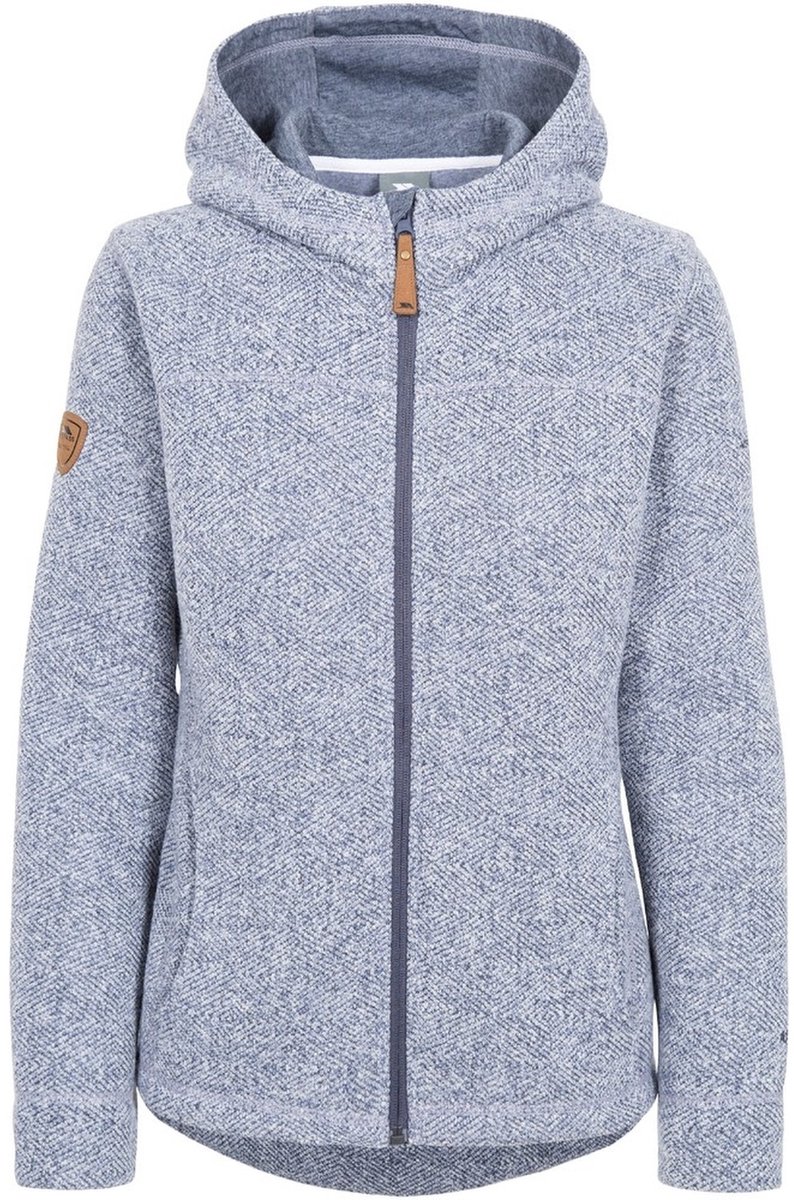 Trespass dames fleecejas/fleecepullover Reserve - Damesfleece At200 Denimblauw