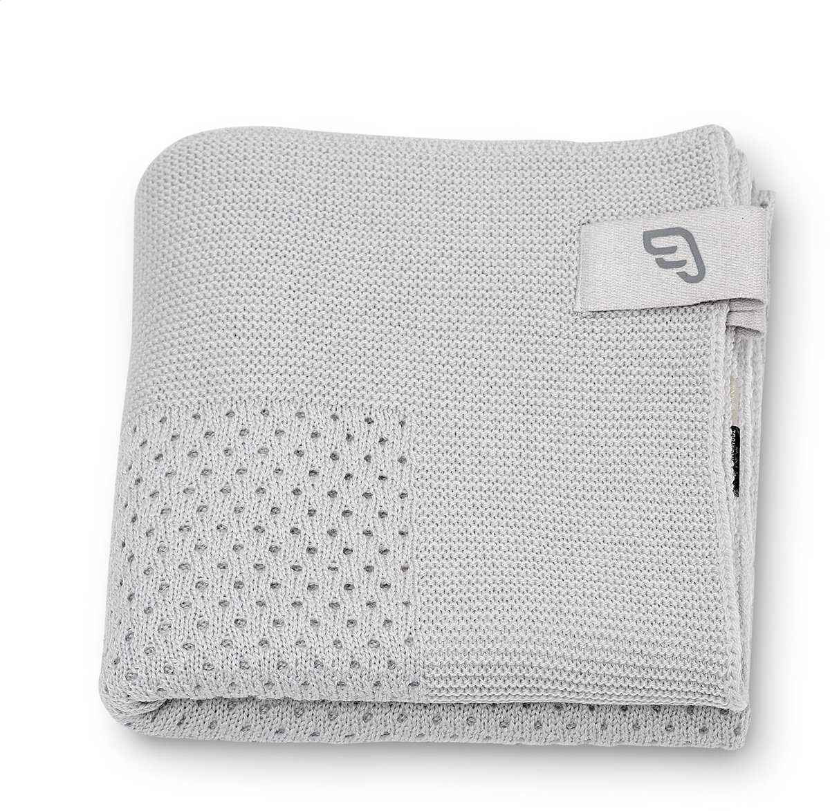 Merino Wol Dekentje voor Kinderen - Pebble Grey, Reiskussen