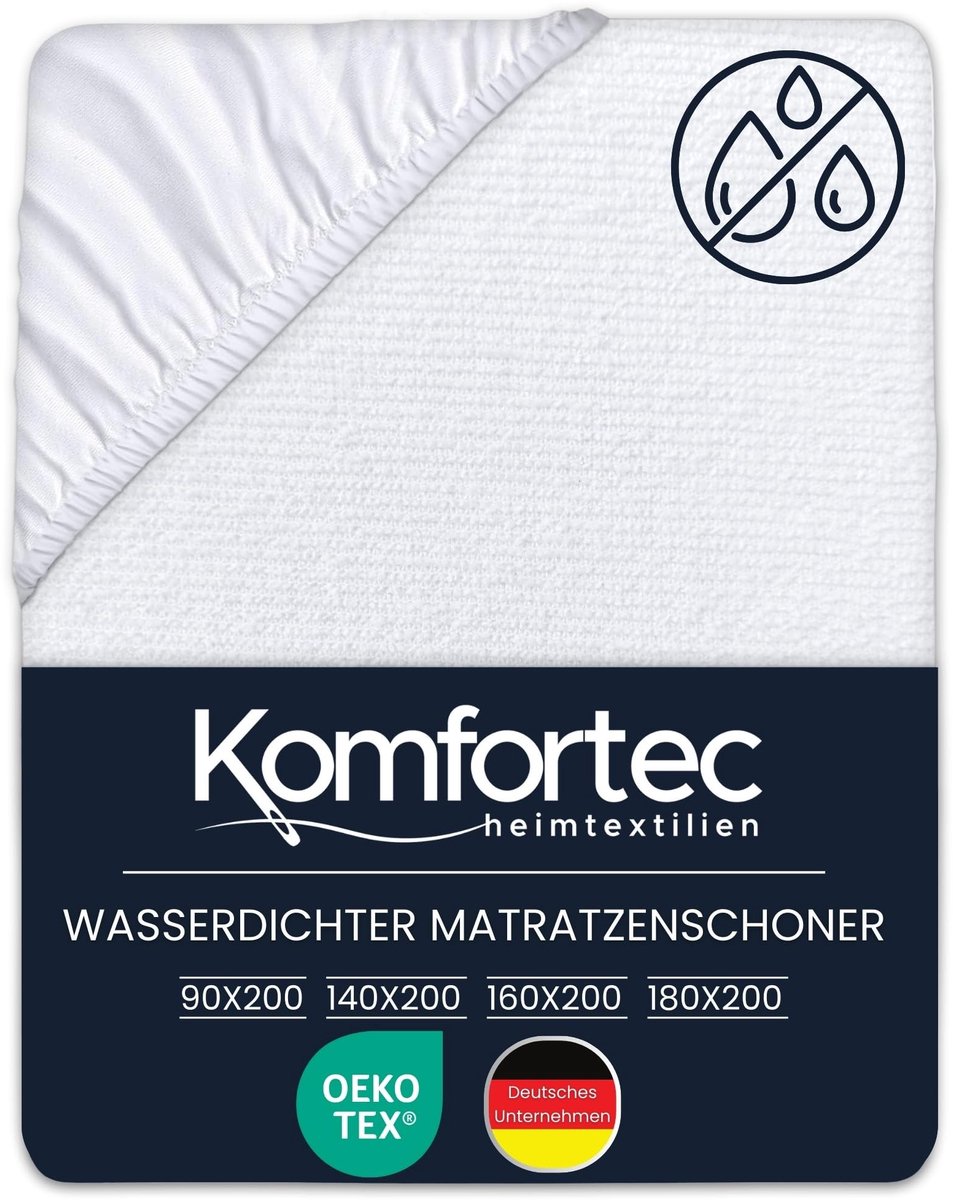 Matrasbeschermer - Ademend - 180 x 200 cm - Oeko-Tex Gecertificeerd