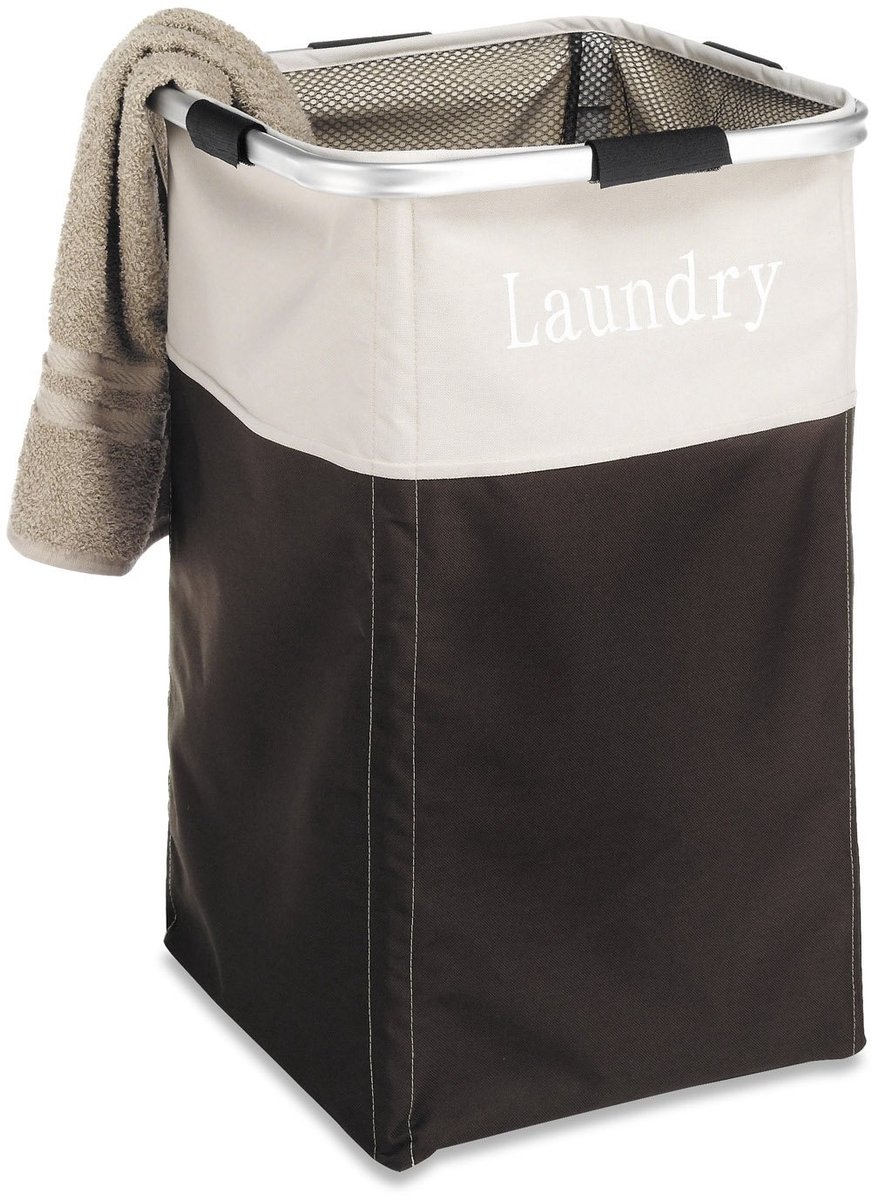 Wasmand met verstelbare sluiting - Espresso