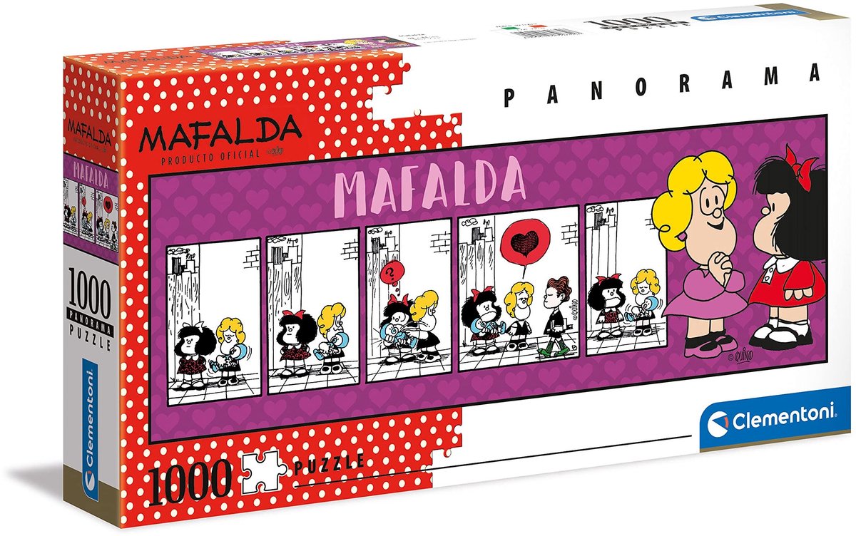 Panorama Puzzel Mafalda - 1000 stukjes