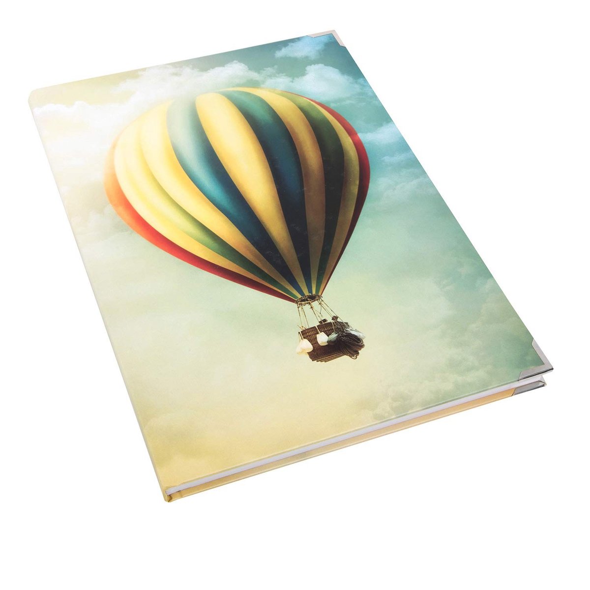 A4 notitieboek met lege pagina's - Vintage luchtballon ontwerp