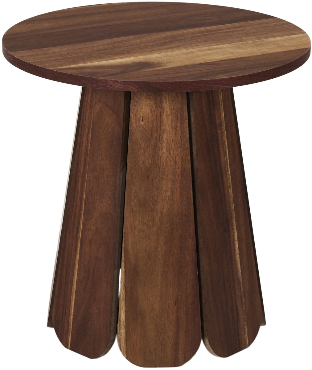 Bijzettafel - Modern - Bruin - 45x45 cm