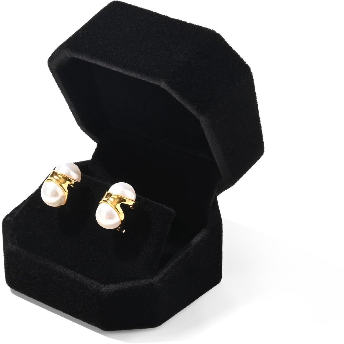 Sieradenbox - Zwart Velours - Met Magnetische Sluiting