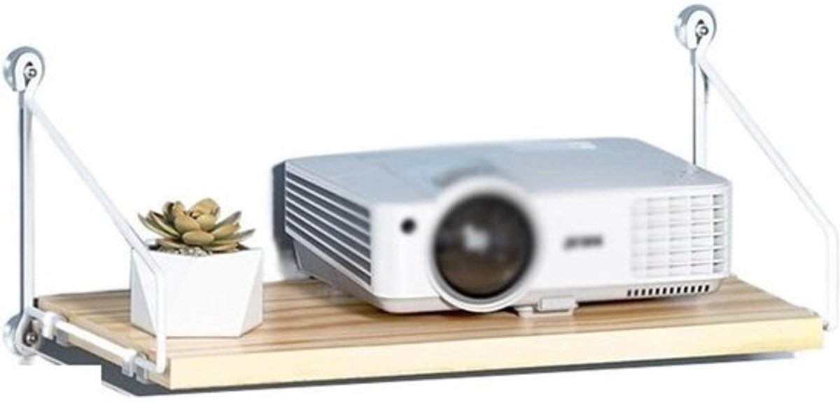 Projector Rek - Muurbeugel Standaard - Thuisbioscoop Creëren - Zware Belasting - Punch-Free Ontwerp - Zwart
