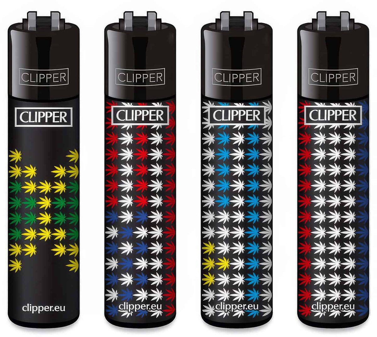 Clipper Classic Large Aanstekers “States” (4 Stuks)