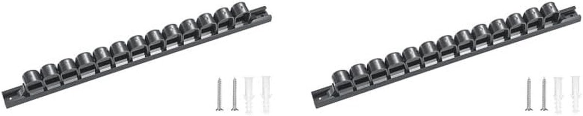Schroevendraaier Organizer - Handgereedschapshouder zwart - Set van 2