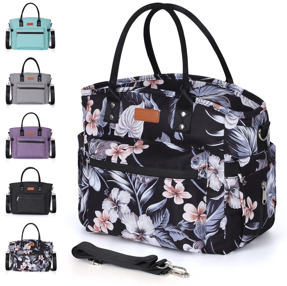 Geïsoleerde Lunchtas - Herbruikbaar en Lekvrij - Hibiscus Kleur