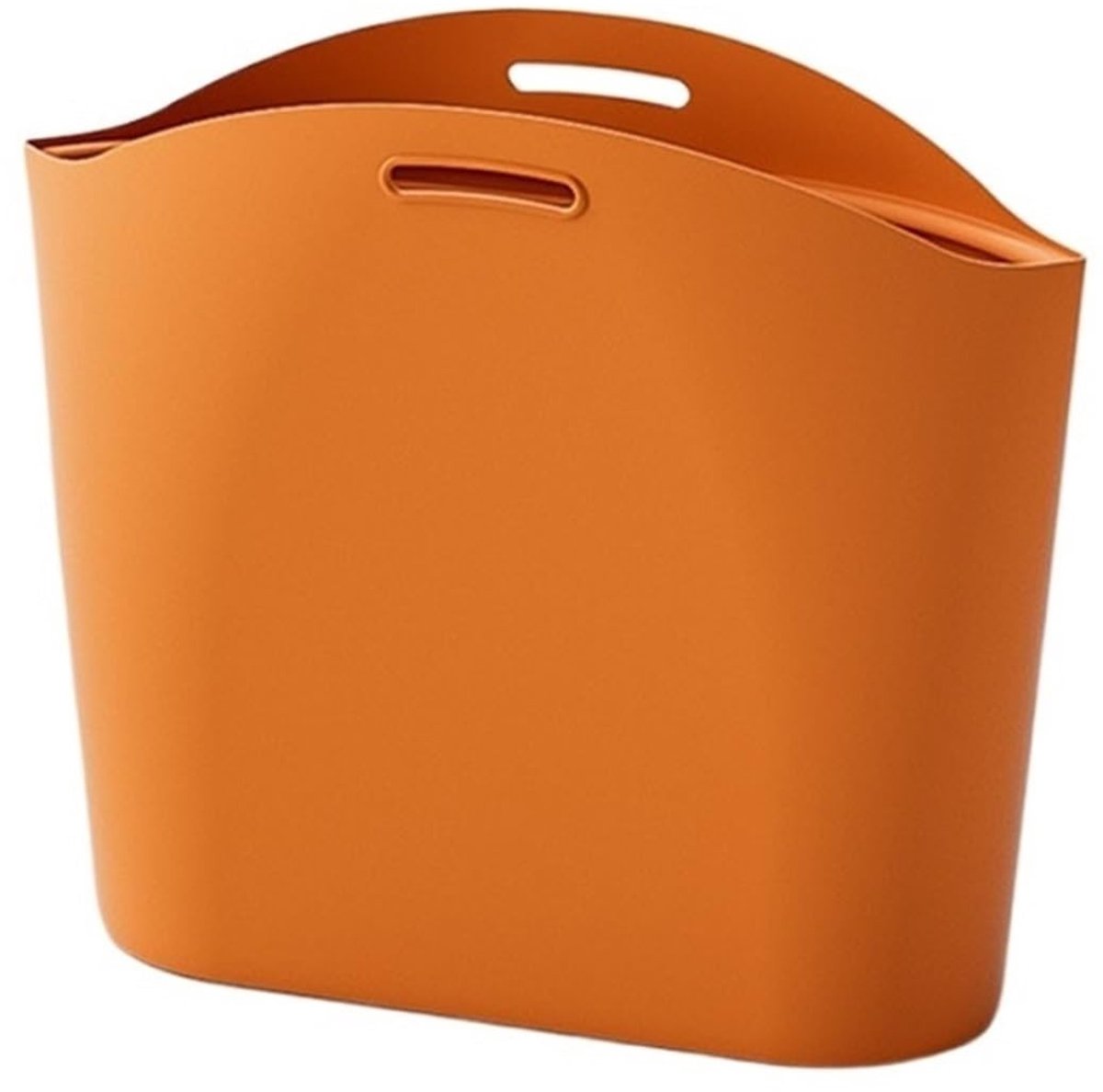 Vouwbare Afvalbak voor Auto - Silicone - Oranje