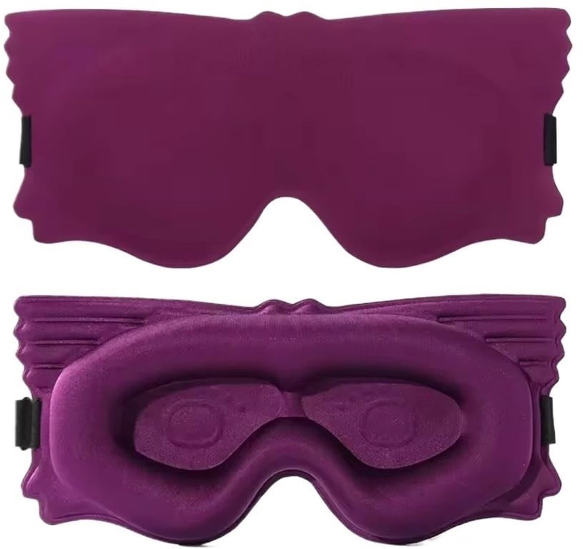 3D Oogmasker - Blokkerend Licht - Rozerood