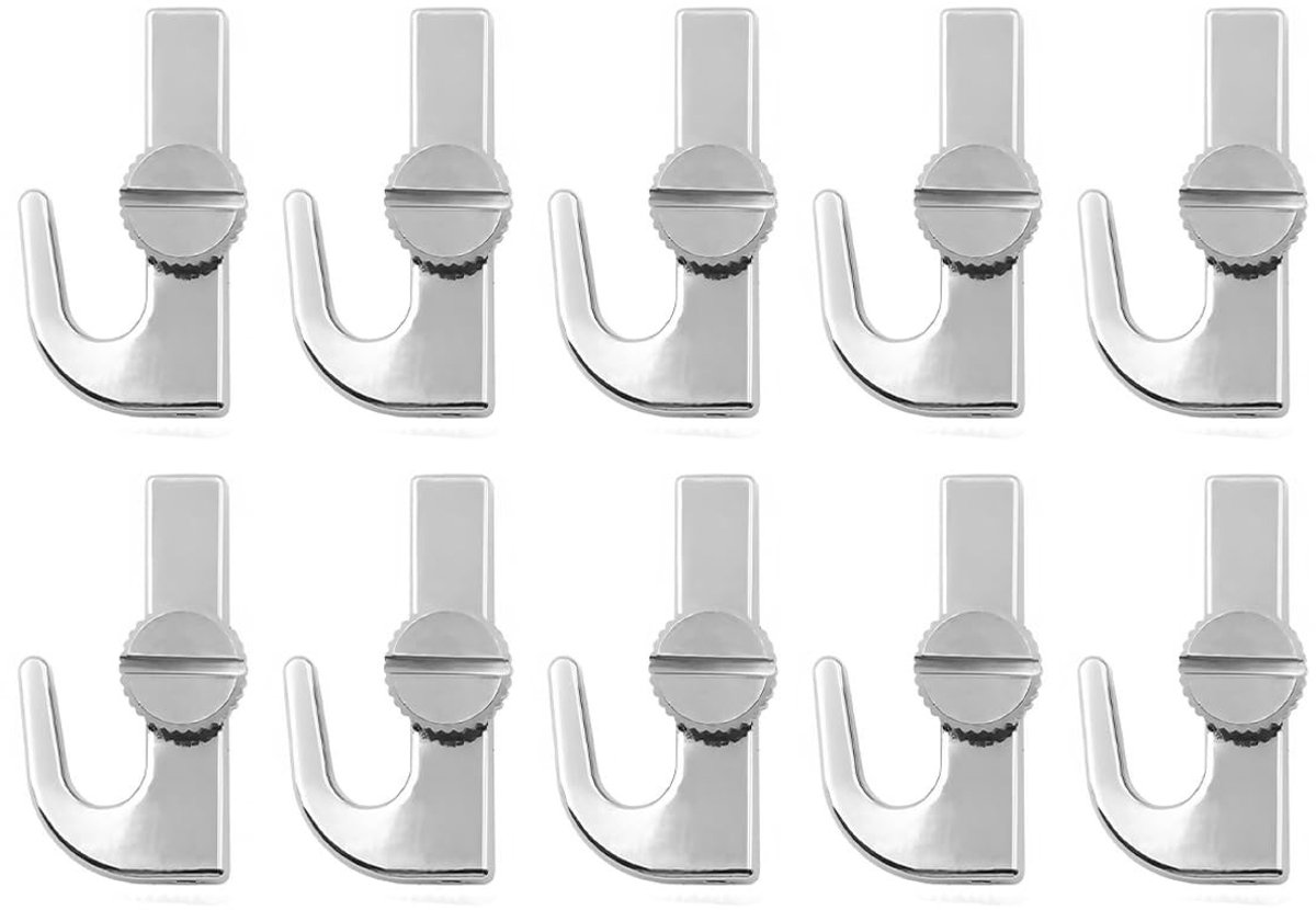 10 Stuks Mini-Fotohaken - Verstelbare Hangers voor Galerijweergave