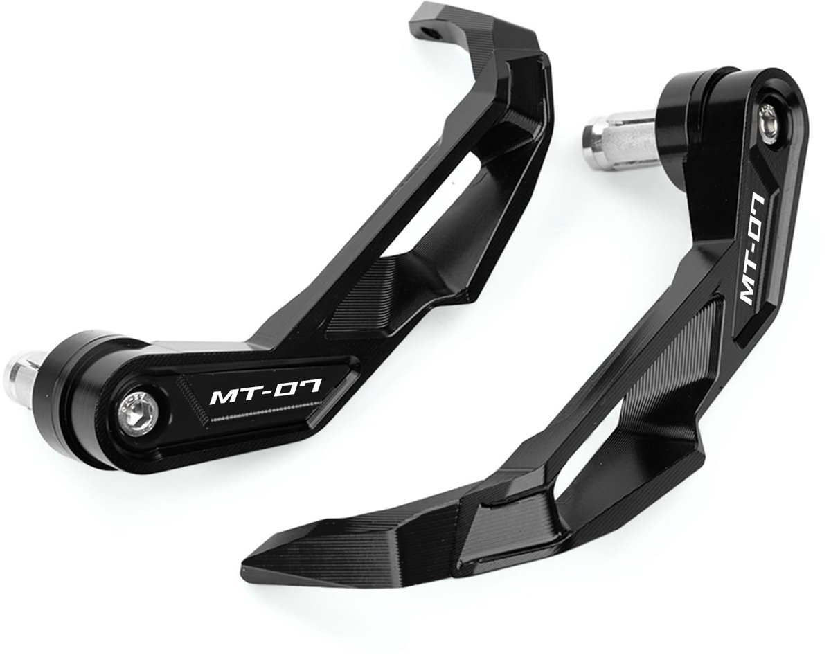 Motorfiets Handbeschermers - Aluminium - Zwart