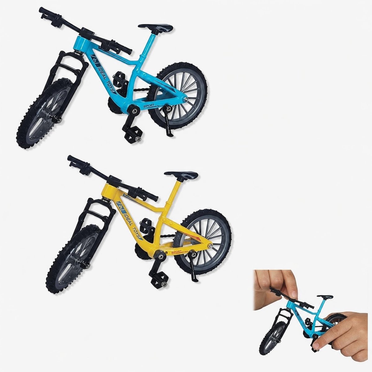 Mini Vingerfietsen - Set van 2 - Ideaal voor Modelfans