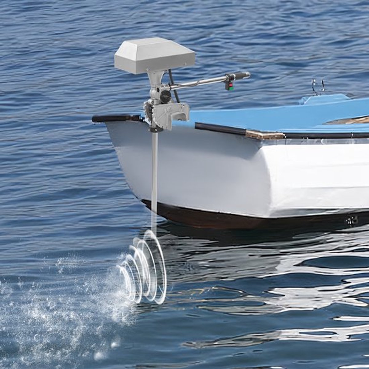 Elektrische Buitenboordmotor 800-1500 W - 12-24 V Spanning - 2100-4200 RPM Toerental - Voor Vissersboot Kajak Rubberboot - Duurzaam Vissen Motor