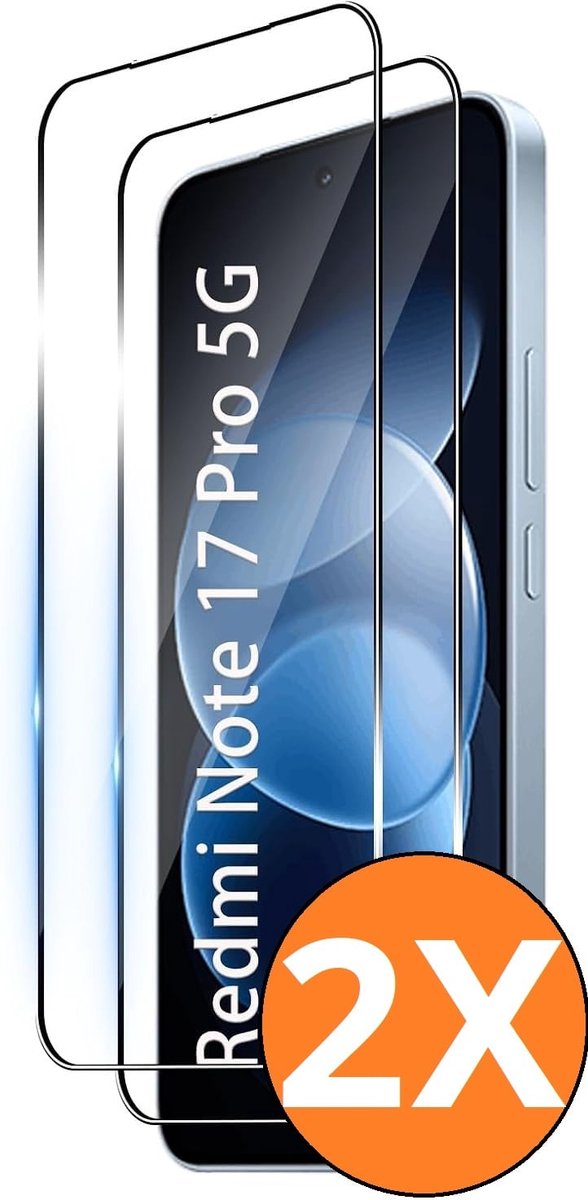Screenprotector Geschikt voor Xiaomi Redmi Note 17 Pro / 17 Pro Max 5G /15 Pro 5G Screenprotector - 2 Stuks Glas Gehard Tempered Glass