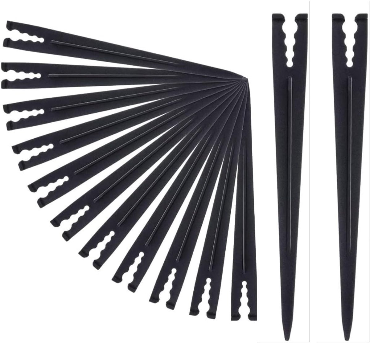 Druppelirrigatie steunpalen - 50 stuks - 14,2 cm kunststof