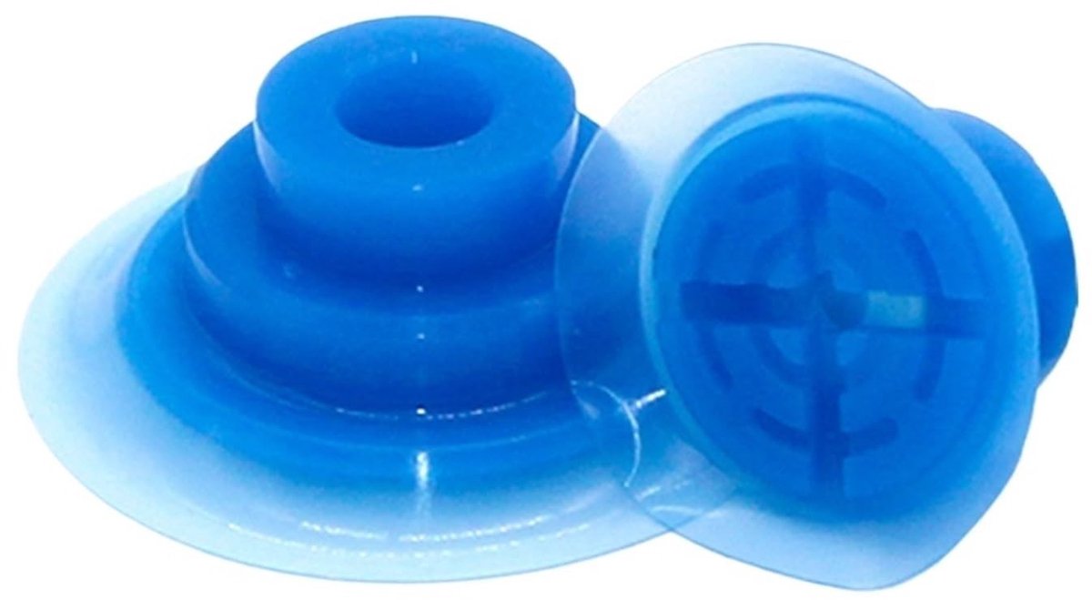 Zuignap Klein - Blauw - Geschikt voor Diverse Toepassingen