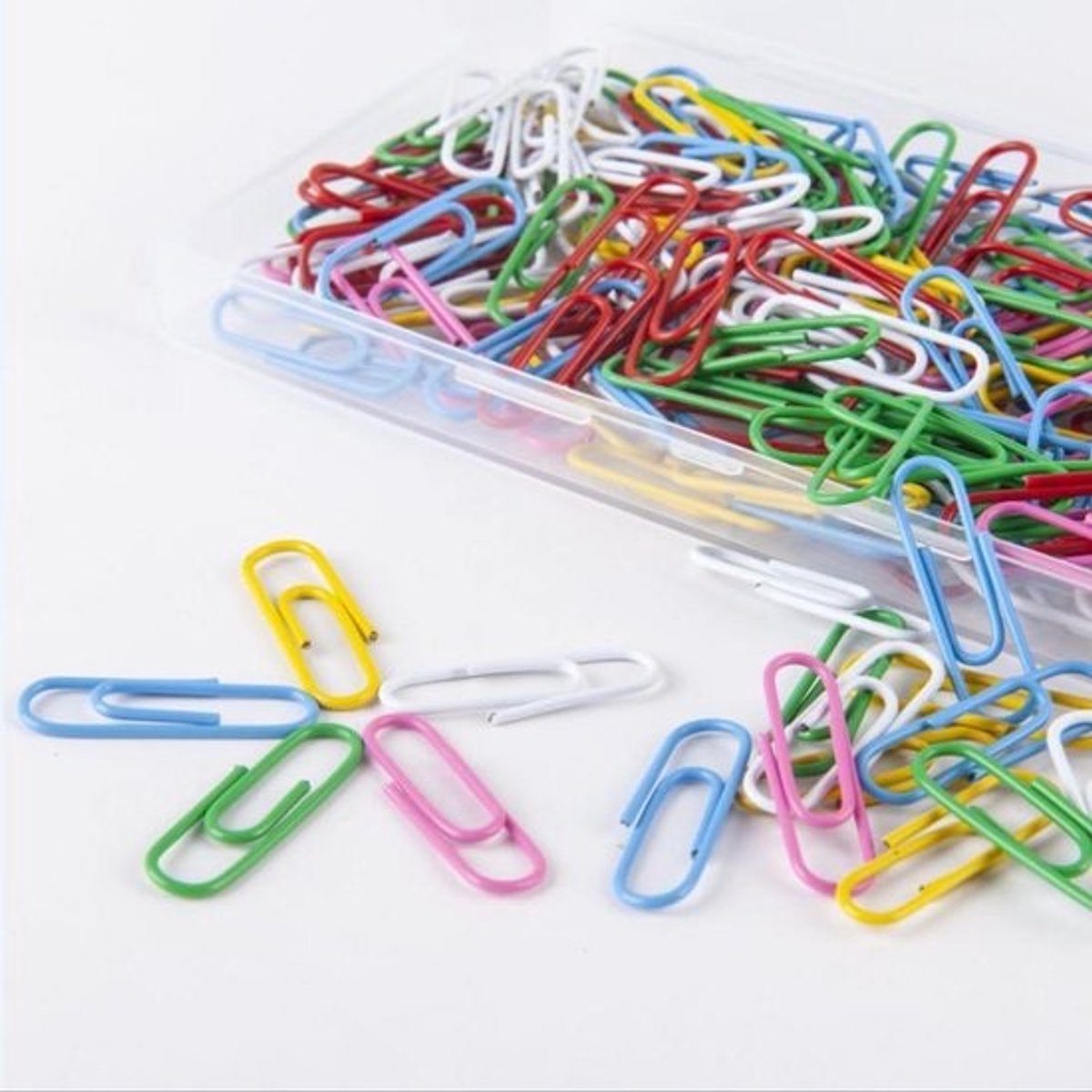 Gekleurde Paperclips - Kantoorclips Metalen Clips - Documenten Organiseren - Corrosiebestendig Metaal - 28 mm - Veelkleurig