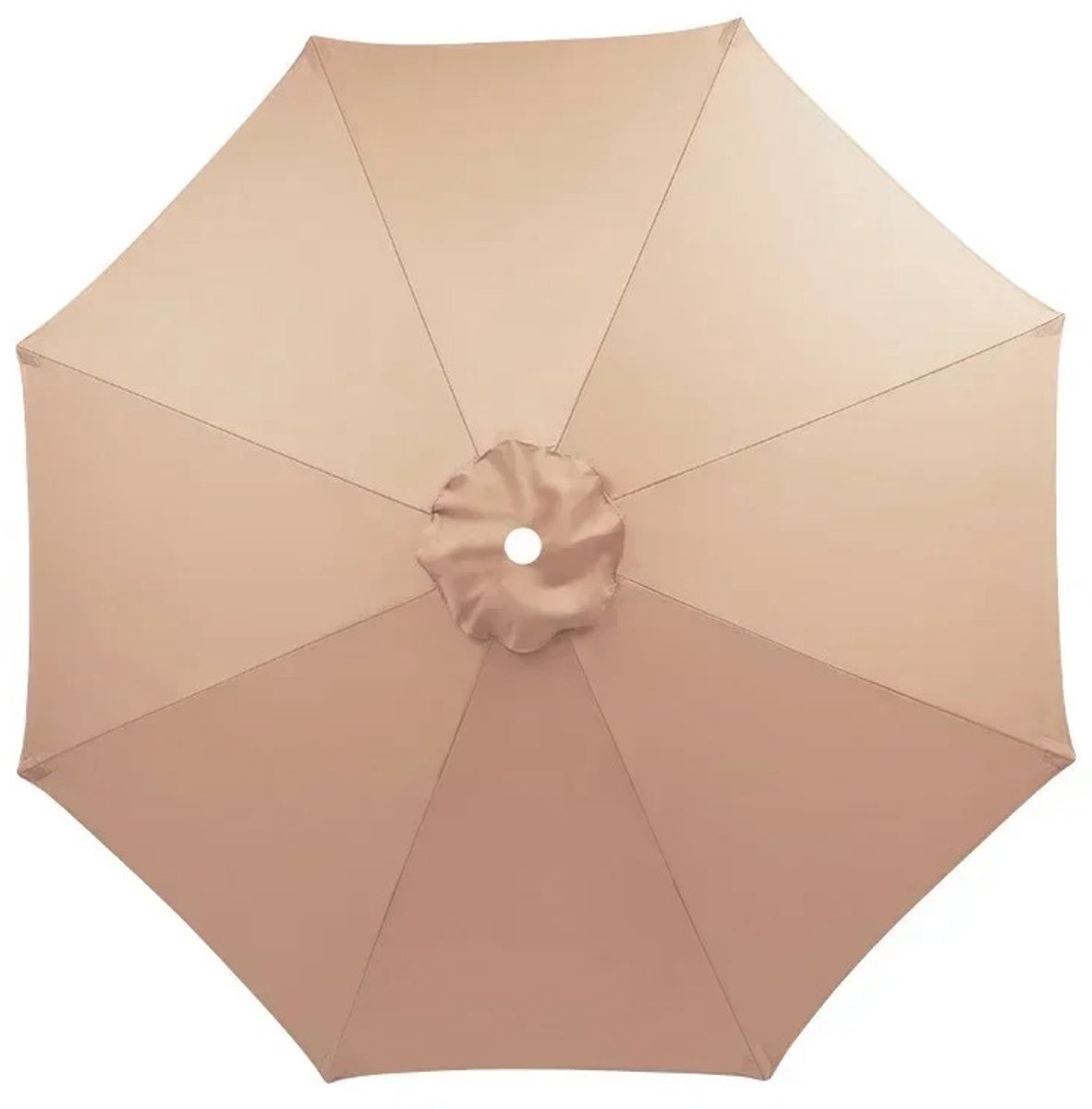 Chelsey- store- Parasoldoek - Tuinparasoldoek - Beschermd tegen UV-stralen en regen - Afneembaar en wasbaar - Champagne
