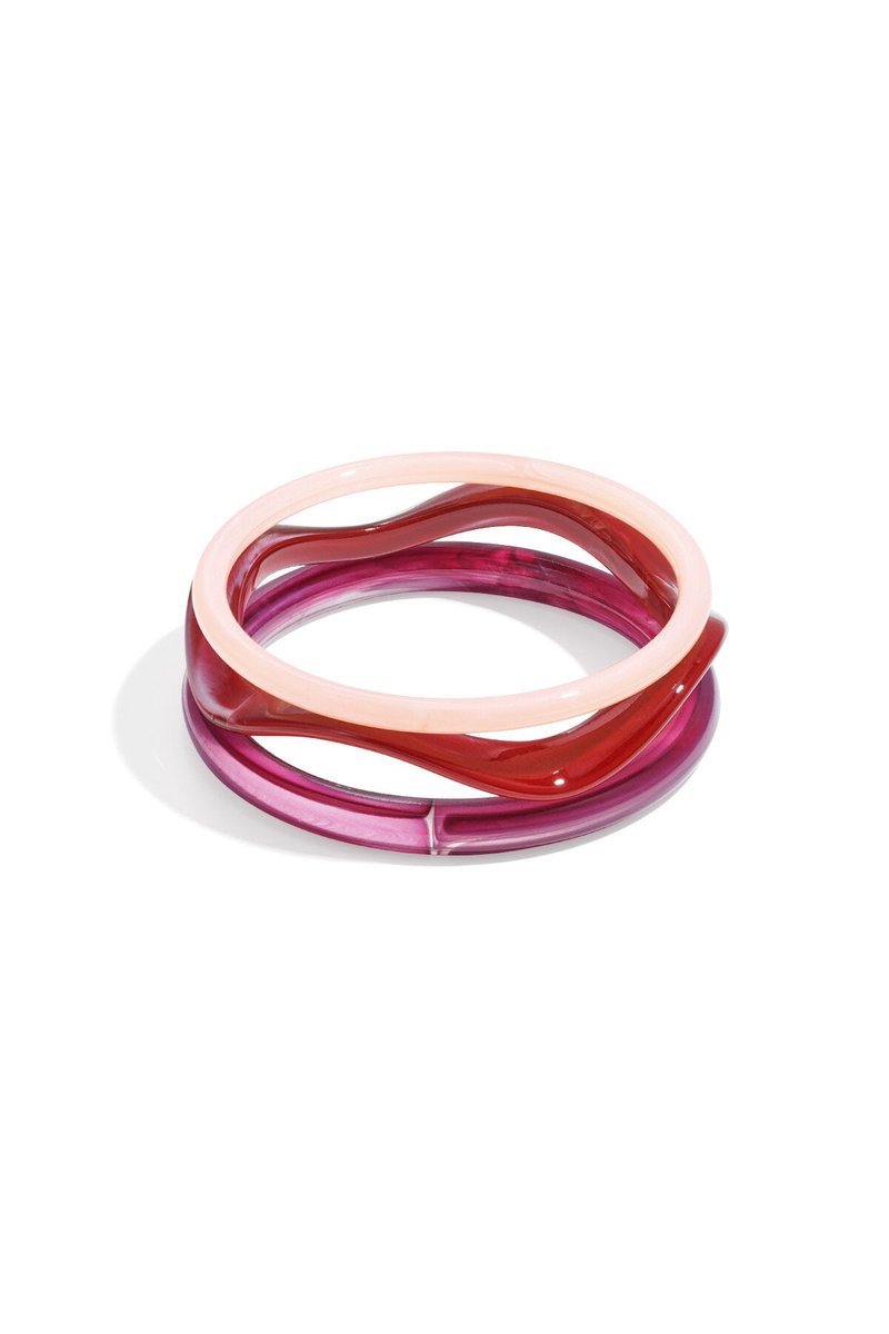Chic Acrylic - Bangles - Acryl - - Paars