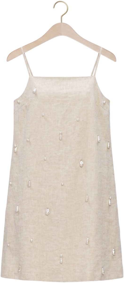 Copenhagen Muse Cmmelan-dress Dames - Jurk - Beige - Maat XS