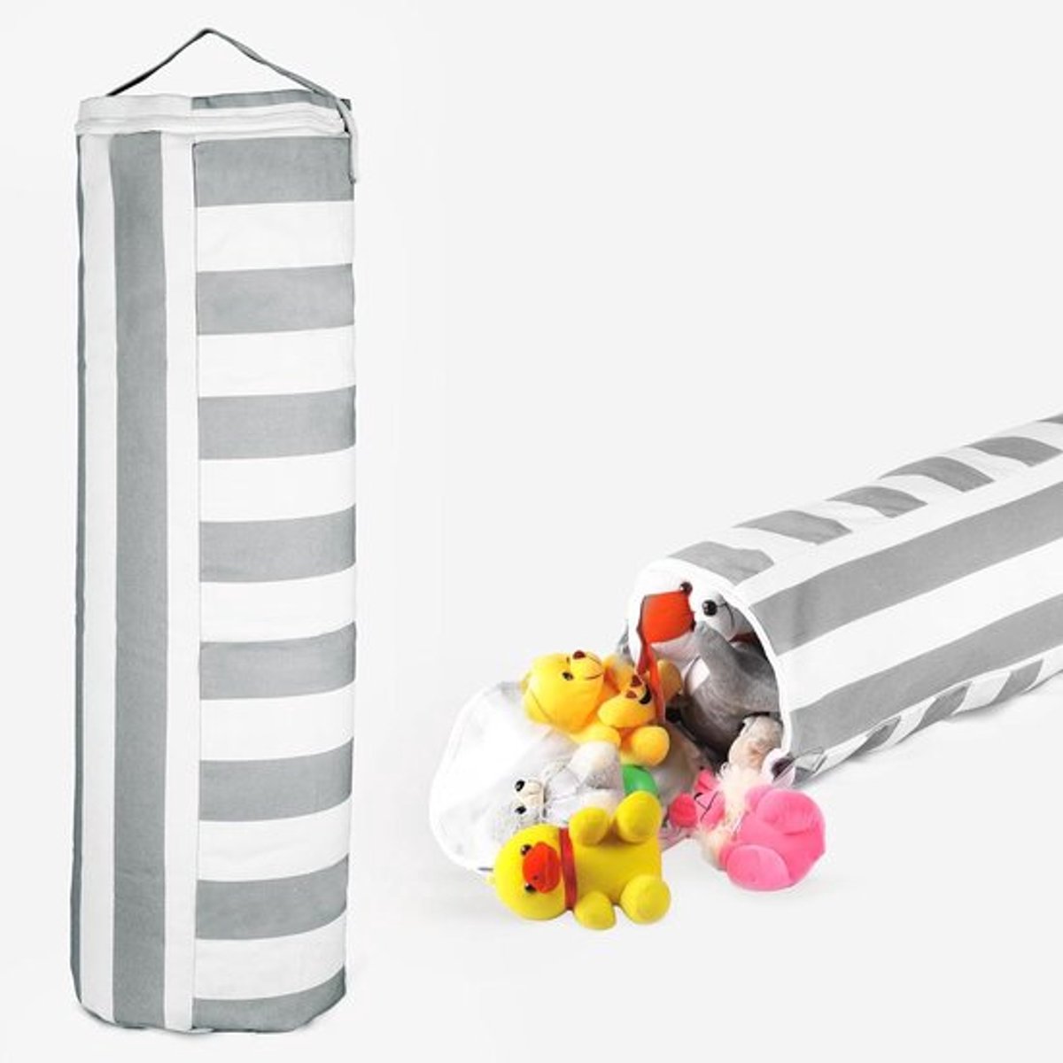 Opberghoes knuffel zitzak - Speciaal voor knuffels - Te gebruiken als zitzak voor de kinderen - Grijs
