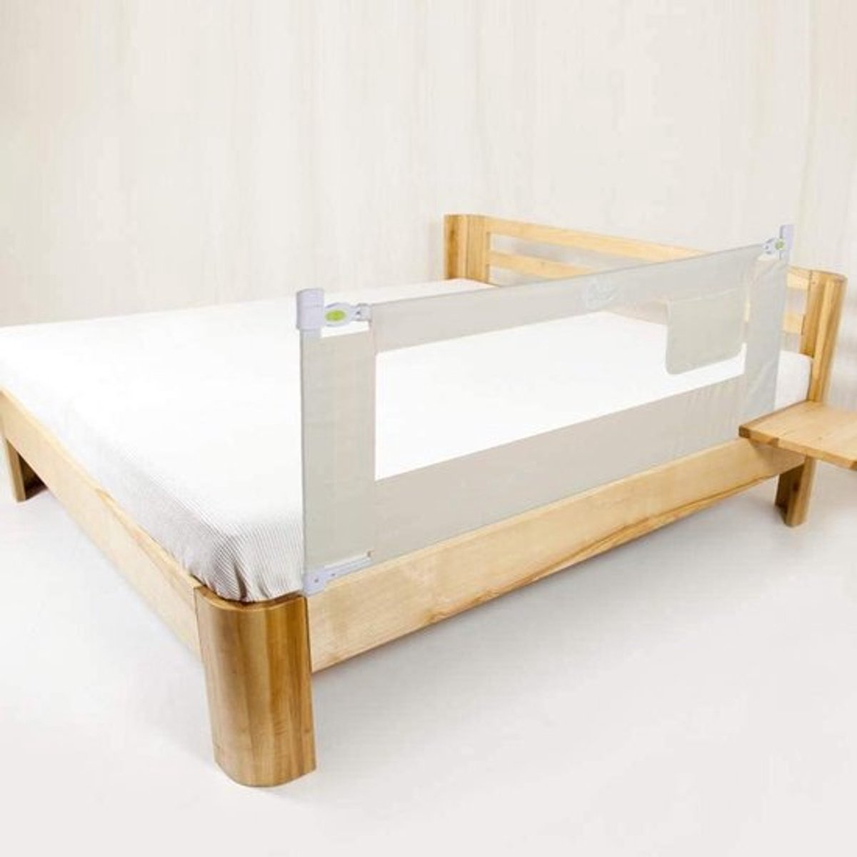 - Verstelbaar Bedhek voor Kinderen - Veilig - Roze - Inklapbaar en Wasbaar - Kinderkamer - Geschikt voor Peuters - Roze Model - Afneembaar Bedbescherming - 180 x 68 cm