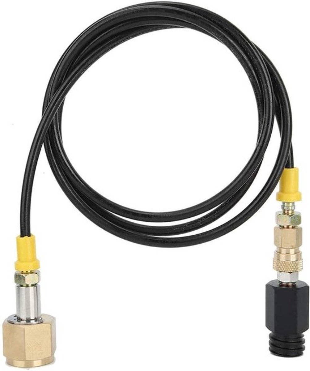CO2-tankadapterset, 1,5 m slang, hoogdrukaccessoires voor koolzuurhouders en sodamachines