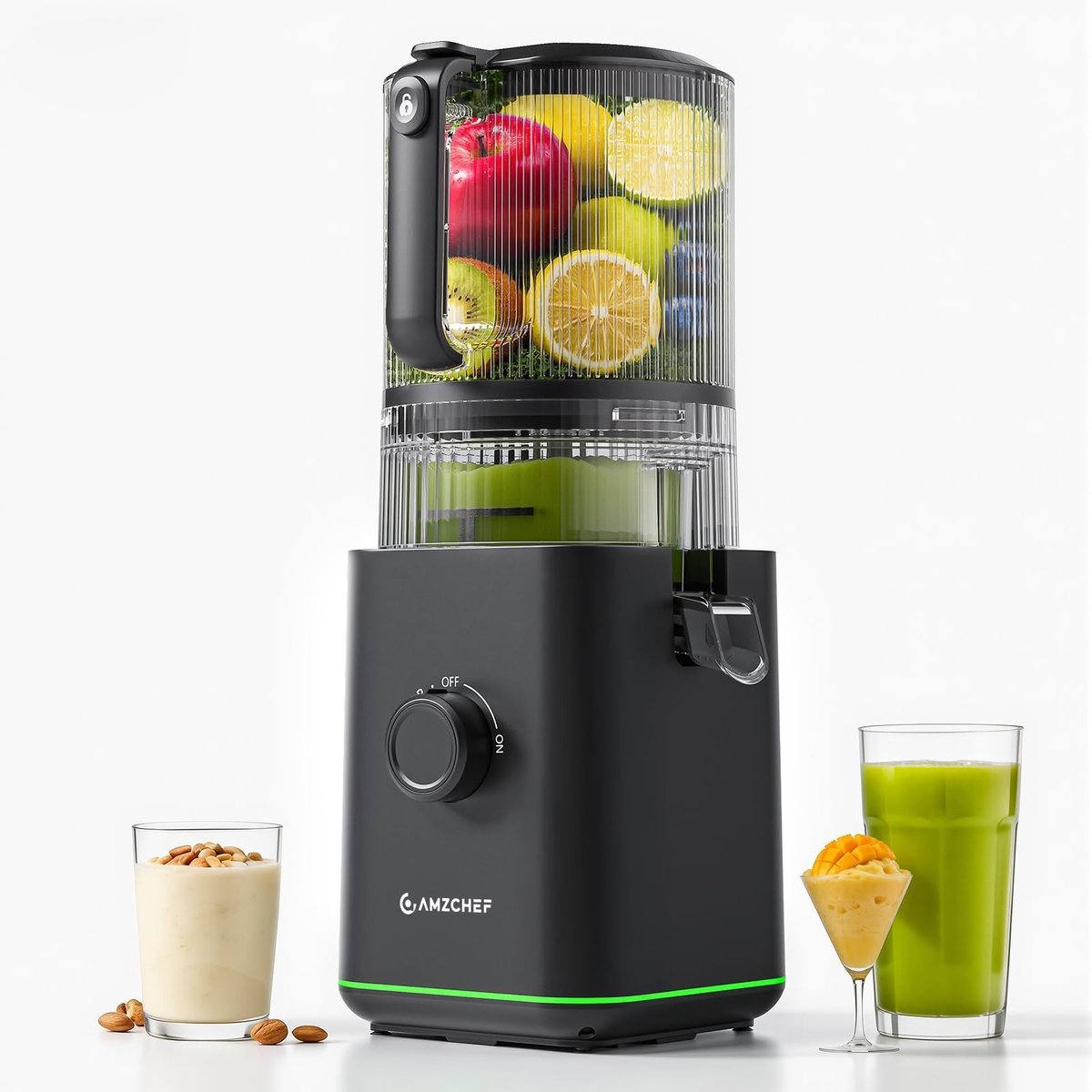 Solidchoice - Slow Juicer voor Fruit en Groenten met Grote Opening
