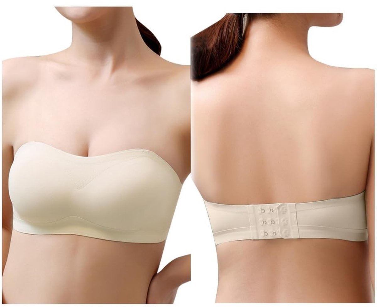 Solidchoice - Strapless Push Up Beha met Verstelbare Bandjes